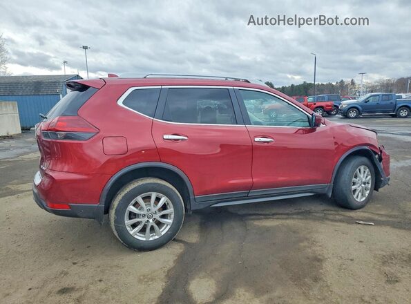 5N1AT2MV7JC802473 2018 NISSAN ROGUE Red Задня права чверть