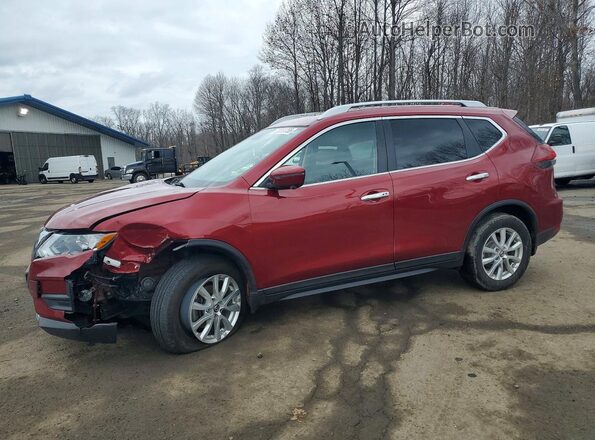 5N1AT2MV7JC802473 2018 NISSAN ROGUE Red Передня ліва чверть