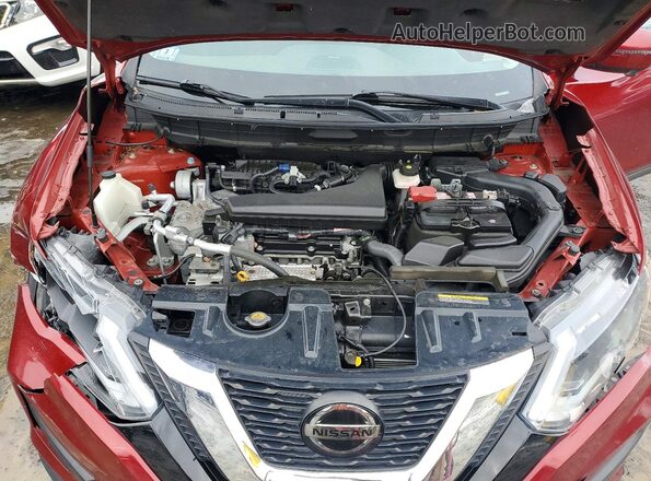 5N1AT2MV7JC802473 2018 NISSAN ROGUE Red Вид підкапотного простору