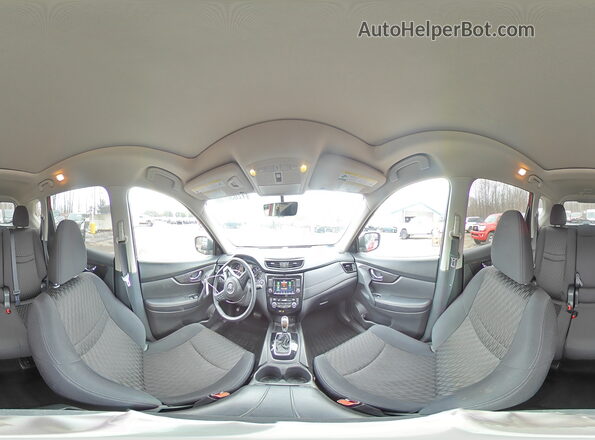 5N1AT2MV7JC802473 2018 NISSAN ROGUE Red Панорамний вид салону 360°