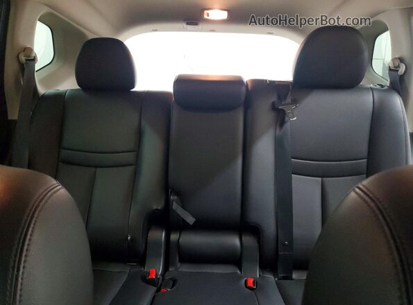 5N1AT2MV7KC802894 2019 NISSAN ROGUE Black Vista de los asientos traseros
