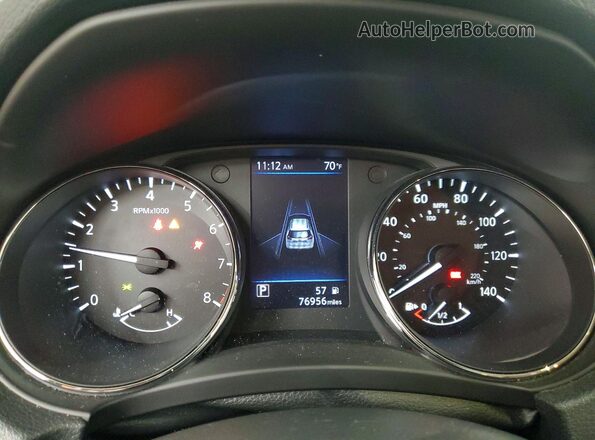 5N1AT2MV7KC802894 2019 NISSAN ROGUE Black Vista del cuadro de instrumentos