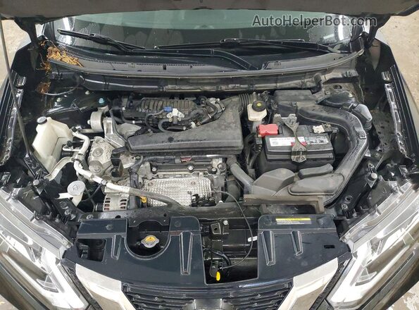 5N1AT2MV7KC802894 2019 NISSAN ROGUE Black Vista del compartimento del motor