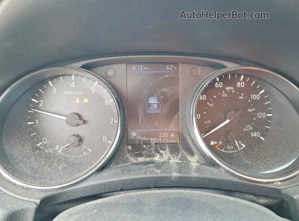 5N1AT2MV7LC812651 2020 NISSAN ROGUE Белый Вид щитка приборов