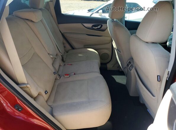 5N1AT2MV8GC809537 2016 NISSAN ROGUE Burgundy Вид задньої частини салону