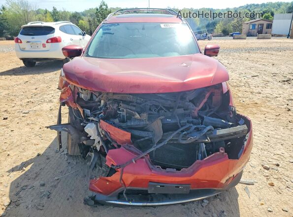 5N1AT2MV8GC809537 2016 NISSAN ROGUE Burgundy Вид спереду