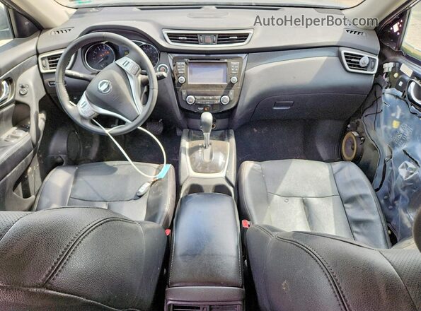 5N1AT2MV8GC876719 2016 NISSAN ROGUE Gray Widok deski rozdzielczej