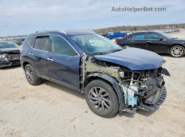 5N1AT2MV8GC876719 2016 NISSAN ROGUE Gray Przód prawy
