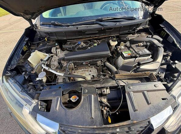 5N1AT2MV8HC817543 2017 NISSAN ROGUE Black Вид салону спереду