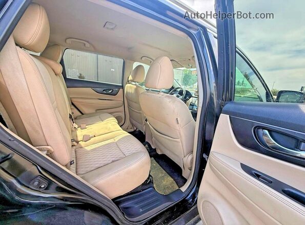 5N1AT2MV8HC817543 2017 NISSAN ROGUE Black Вид ззаду