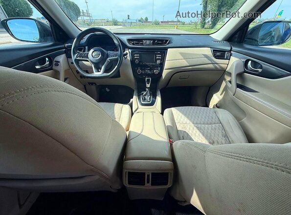 5N1AT2MV8HC817543 2017 NISSAN ROGUE Black Вид щитка приладів
