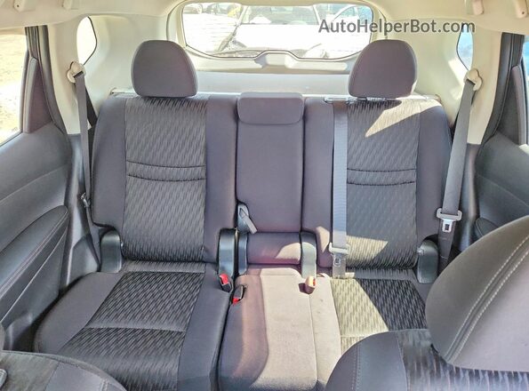 5N1AT2MV8HC825187 2017 NISSAN ROGUE Black უკანა სავარძლების ხედი