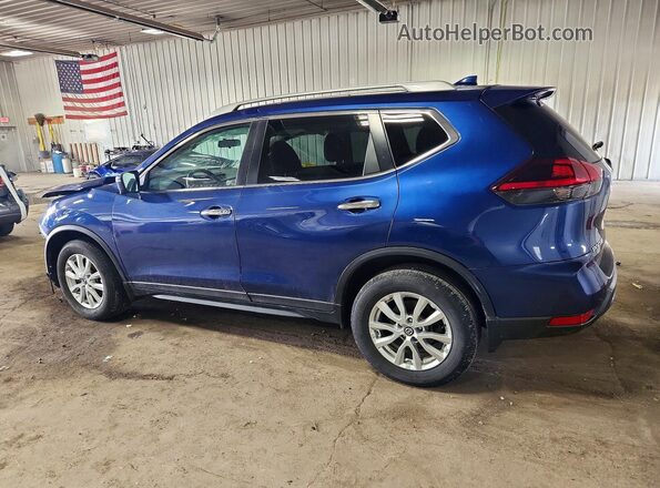 5N1AT2MV8JC701460 2018 NISSAN ROGUE Blue Tył lewy