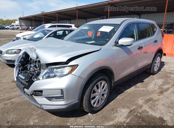 5N1AT2MV8JC740176 2018 NISSAN ROGUE Silver წინა მარცხენა ხედი სამი მეოთხედიდან