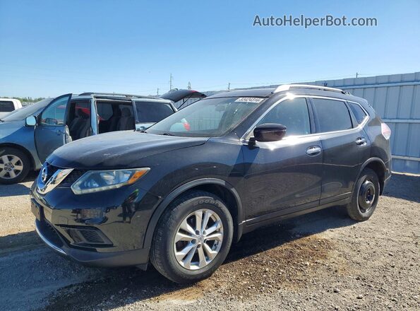 5N1AT2MV9GC811541 2016 NISSAN ROGUE Black Передня ліва чверть