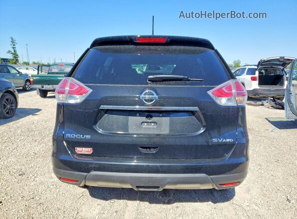 5N1AT2MV9GC811541 2016 NISSAN ROGUE Black Вид ззаду