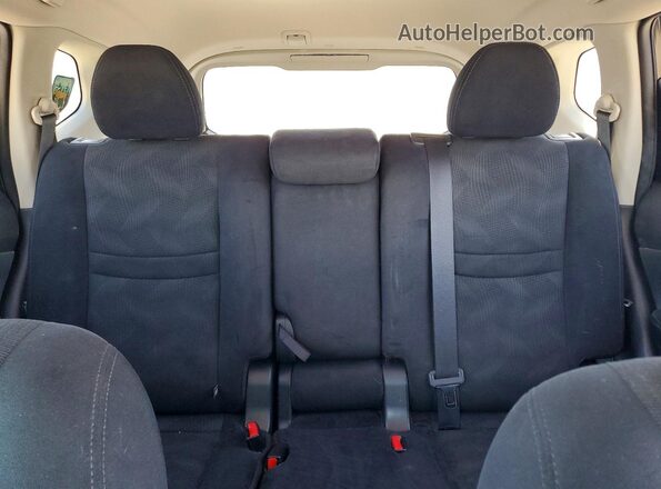 5N1AT2MV9GC811541 2016 NISSAN ROGUE Black Вид задніх сидінь