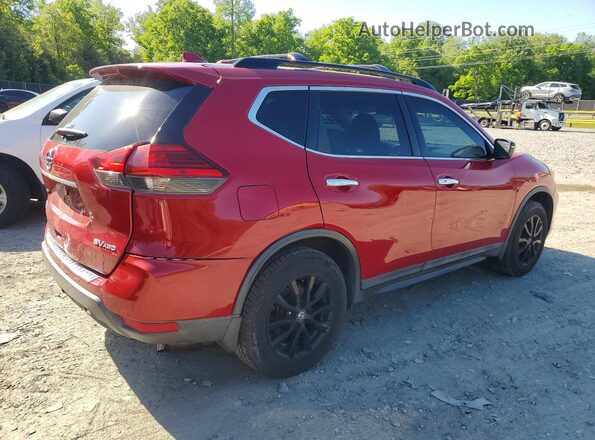 5N1AT2MV9HC805062 2017 NISSAN ROGUE Red უკანა მარჯვენა