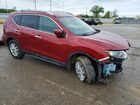 2018 Nissan Rogue Sv Темно-бордовый vin: 5N1AT2MV9JC722446