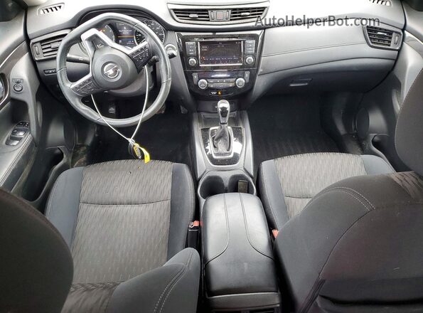 5N1AT2MV9JC722446 2018 NISSAN ROGUE Темно-бордовый Вид панели приборов