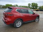 2018 Nissan Rogue Sv Темно-бордовый vin: 5N1AT2MV9JC722446