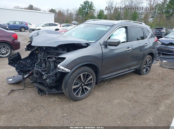 5N1AT2MV9KC770613 2019 NISSAN ROGUE Серый Передняя левая четверть
