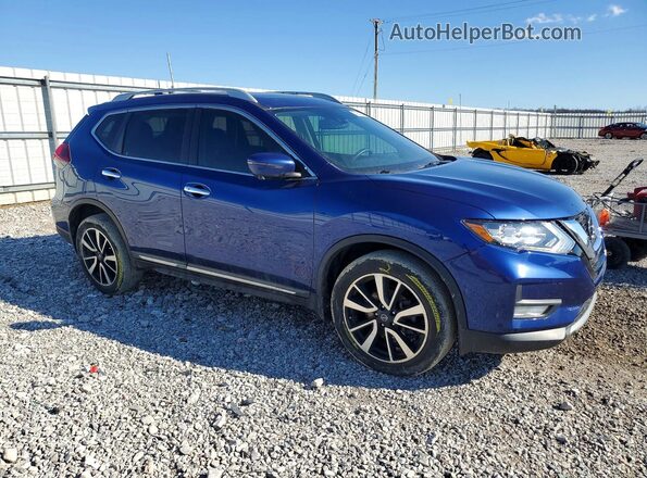 5N1AT2MV9LC814725 2020 NISSAN ROGUE Blue Przód prawy