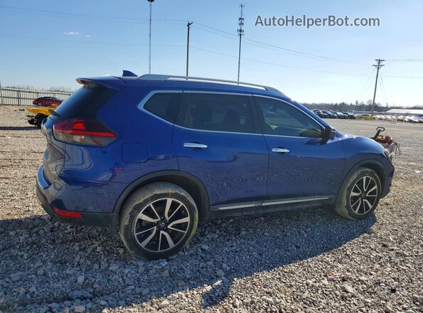 5N1AT2MV9LC814725 2020 NISSAN ROGUE Blue Tył prawy