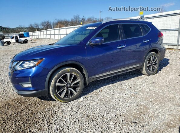 5N1AT2MV9LC814725 2020 NISSAN ROGUE Blue Przód lewy