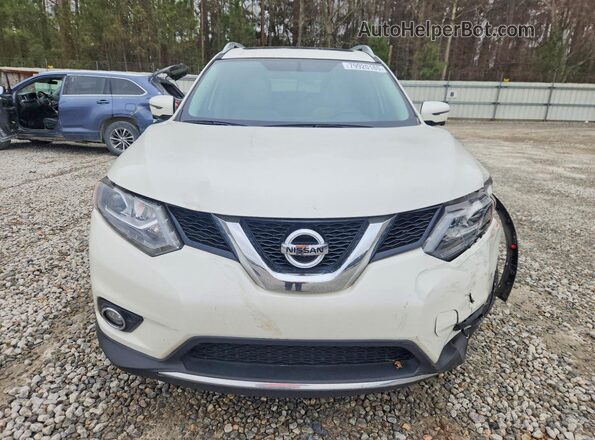 5N1AT2MVXGC738969 2016 NISSAN ROGUE White Widok z przodu