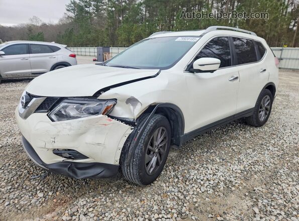 5N1AT2MVXGC738969 2016 NISSAN ROGUE White Przód lewy