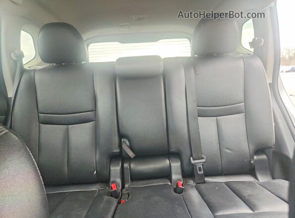 5N1AT2MVXHC759614 2017 NISSAN ROGUE Silver Вид задніх сидінь