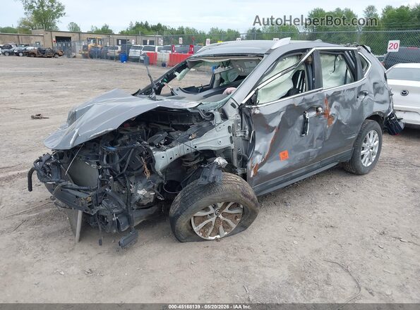 5N1AT2MVXHC841360 2017 NISSAN ROGUE Серый Передняя левая четверть