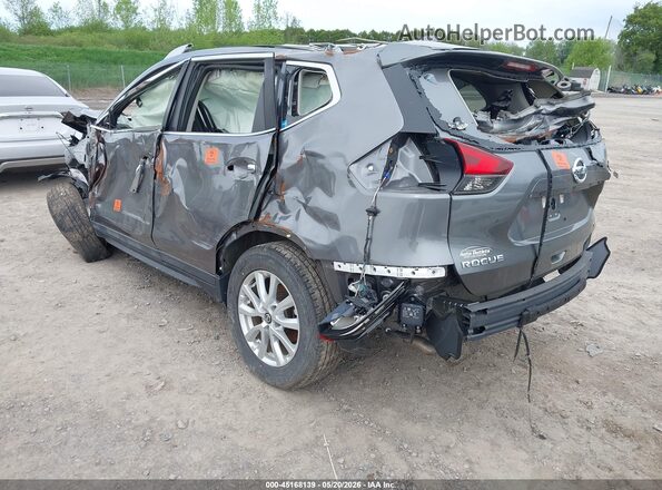 5N1AT2MVXHC841360 2017 NISSAN ROGUE Серый Задняя левая четверть