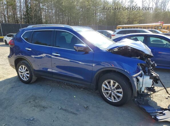 5N1AT2MVXJC848170 2018 NISSAN ROGUE Blue Przód prawy