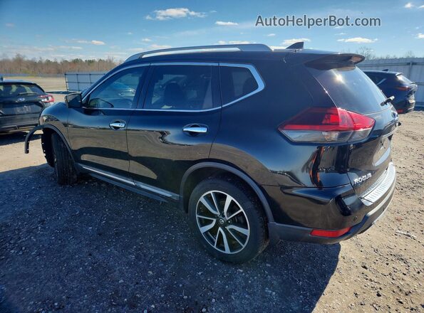 5N1AT2MVXKC748037 2019 NISSAN ROGUE Black Trasero izquierdo