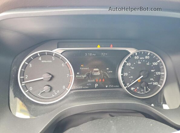 5N1AT3AB2MC708795 2021 NISSAN ROGUE Красный Вид щитка приборов