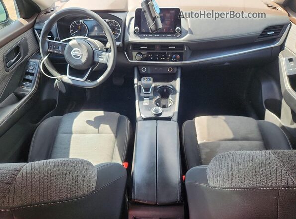 5N1AT3AB3MC820120 2021 NISSAN ROGUE Серый Вид панели приборов
