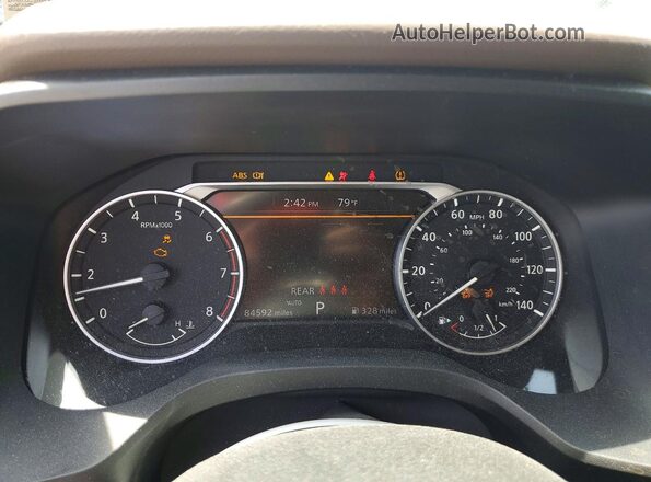 5N1AT3AB4MC713898 2021 NISSAN ROGUE Серый Вид щитка приборов