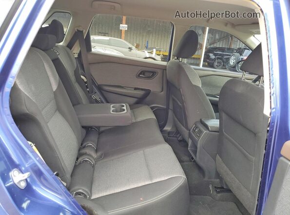 5N1AT3AB6MC744134 2021 NISSAN ROGUE Blue Vista de los asientos traseros
