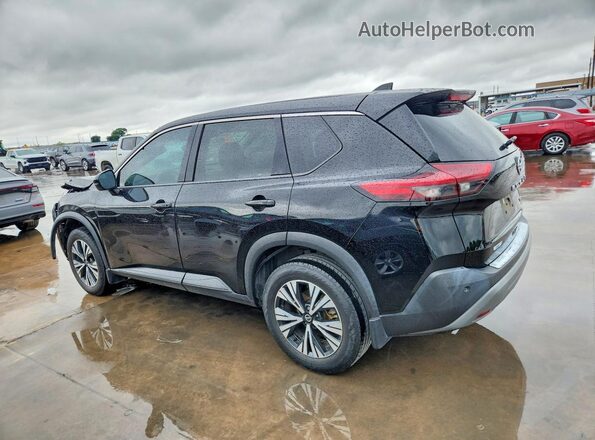 5N1AT3BA0MC827757 2021 NISSAN ROGUE Black Trasero izquierdo