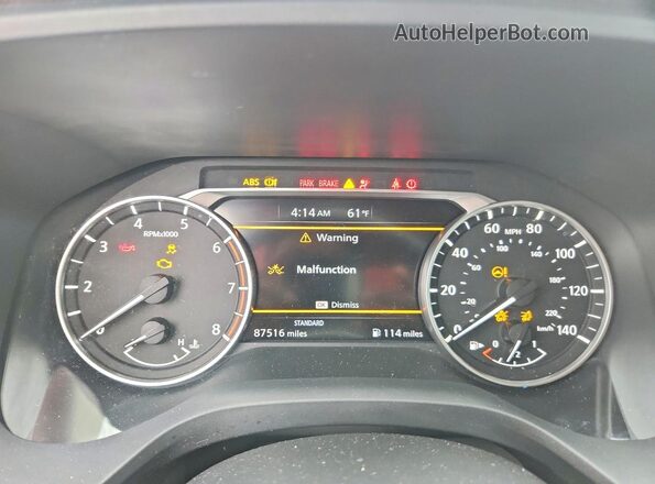 5N1AT3BA0MC827757 2021 NISSAN ROGUE Black Vista del cuadro de instrumentos