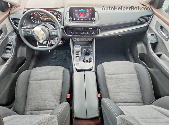 5N1AT3BA0MC827757 2021 NISSAN ROGUE Black Vista del salpicadero