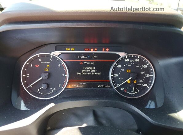 5N1AT3BA1MC709748 2021 NISSAN ROGUE Black Instrument cluster view