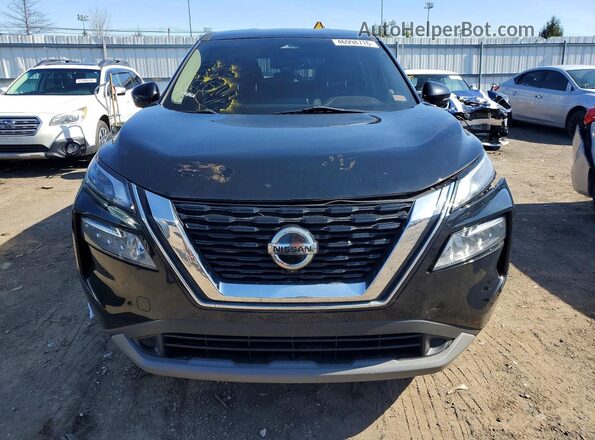 5N1AT3BA1MC709748 2021 NISSAN ROGUE Black Front view