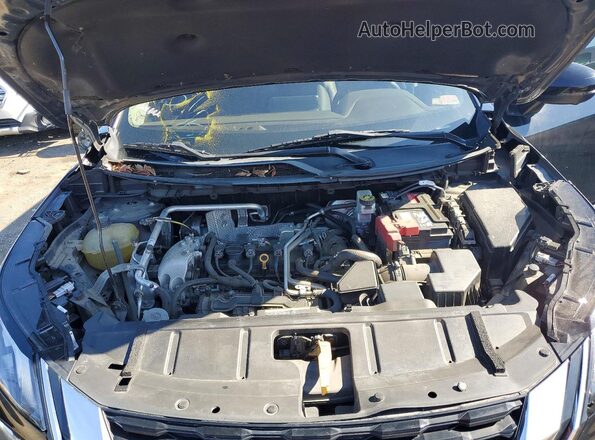 5N1AT3BA1MC709748 2021 NISSAN ROGUE Black Engine compartment view