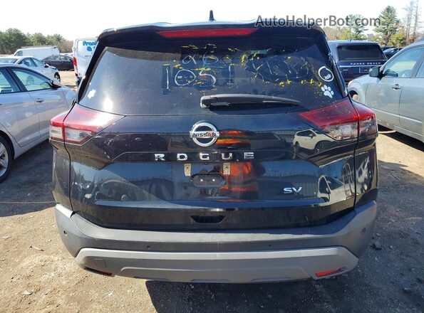 5N1AT3BA1MC709748 2021 NISSAN ROGUE Black Rear view