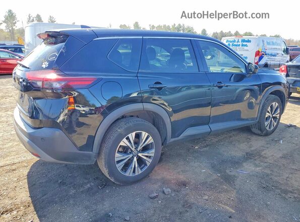 5N1AT3BA1MC709748 2021 NISSAN ROGUE Black Rear right