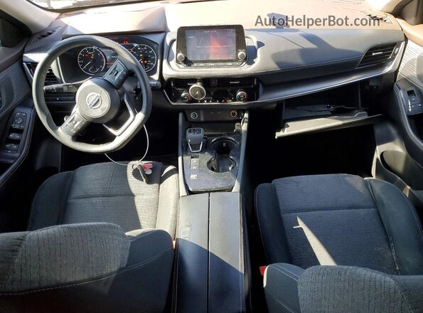 5N1AT3BA1MC709748 2021 NISSAN ROGUE Black Dashboard view