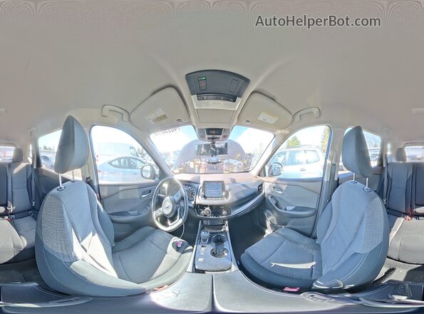 5N1AT3BA1MC709748 2021 NISSAN ROGUE Black 360 interior view